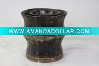 THF0003 nature fire burn bamboo basket