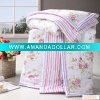 Wholesale 100% printed cotton quilt / bed sheets quilt