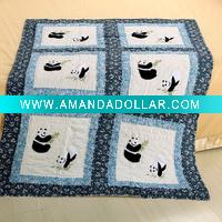 Wholesale Panda baby quilt