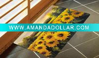 Wholesale Sunflower Design Anti-slip Carpet (2DM0112)
