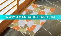 Leaves Design Rubber Carpet