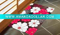 Colorful Floral Design Doormat