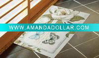 Flower and Butterfly Pattern Carpet