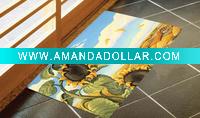Sunflower Design Polyester Rug(2DM0118)