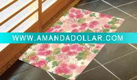 Pink Floral Design Doormat