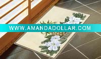 Pineapple Design Rubber Carpet