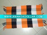 Wholesale color latice sweet cotton cloth rug