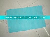 cotton woven lace rug
