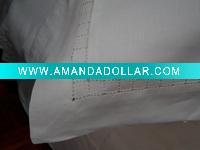 Wholesale pure linen pillowcase with hand hemstitch