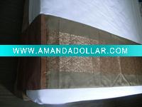 100% Polyester hotel Bed Runner and bed spread