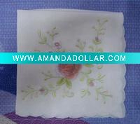 Wholesale Lot of 100 New Silk Handkerchief Line,Plastic