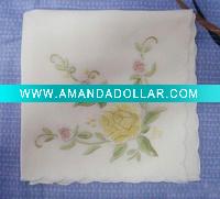 Lot of 100 New Dress HandkerchiefLine,Plastic