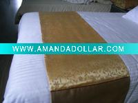 100% Polyester hotel Bed Runner and bed spread
