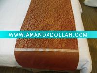 100% Polyester hotel Bed Runner and bed spread