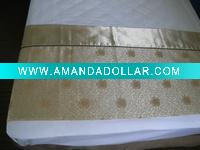 Wholesale 100% Polyester hotel Bed Runner and bed spread