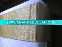 Wholesale 100% Polyester hotel Bed Runner and bed spread