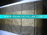 100% Polyester hotel Bed Runner and bed spread