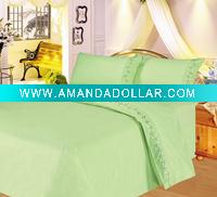 microfiber embroidery bedding set