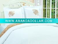 microfiber embroidery bedding set