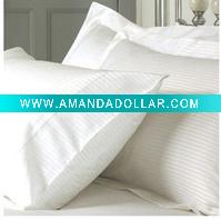 Wholesale hotel bedding 1cm stripe pillowcase