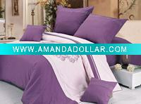 Wholesale 100% cotton Embroidery Comforter Set