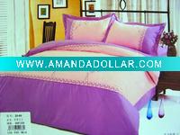 Wholesale 100% cotton Embroidery Comforter Set