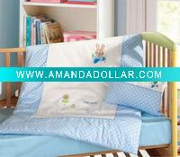 Wholesale Baby duvet set --- small bear(orange)