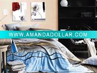 Wholesale 100% cotton reactive print bedding set bed clothes