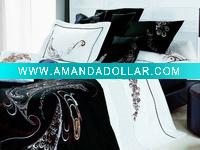 Wholesale 4pcs Embroidered bedding set, home textile