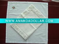 Wholesale white linen table napkin