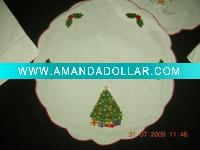 linen Chrismas napkin