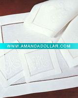 Wholesale monogrammed linen napkin