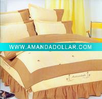 Wholesale 100% cotton Embroidery Comforter Set