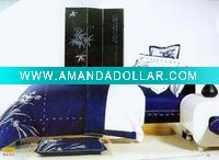 Wholesale 100% cotton Embroidery Bedding sets