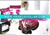 Wholesale 100% cotton reactive printed bedding set bed linen
