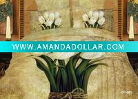 Wholesale 100% cotton reactive printed adult bedding set