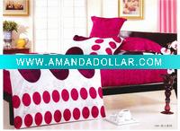 Wholesale 100% cotton reactive printed adult bedding set bed sheet set