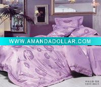 Wholesale 100% cotton jacquard bedding set