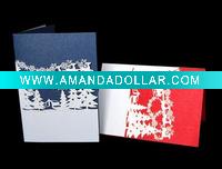 Wholesale 2011 Personalized Laser Cutting Christmas Card HG0926-04