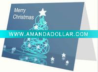 Plastic Christmas Card