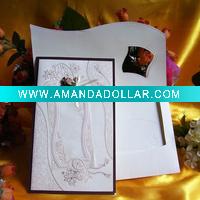 Wholesale handmade invitations/wedding invitation cards/Christmas Cards/wedding favor/wedding gift -- T156