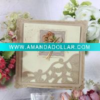 attractive wedding invitations/wedding cards/Christmas Cards/wedding decoration/handmade invitations -- T151