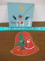 paper christmas greeting card