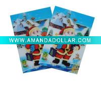 Wholesale lenticular 3d free printed christmas cards