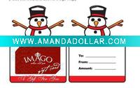 PVC Christmas Gift Card