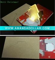 Christmas Tree Led Light Lamp Card