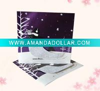Wholesale 2011 new arrival handmade Christmas card HG0923-01