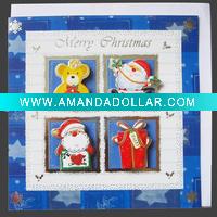 new design handmade Christmas card