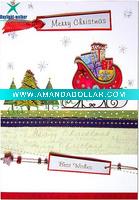 Wholesale fashion 3D merry christmas card