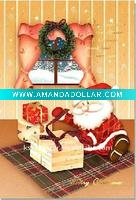 Wholesale santa paper christmas card